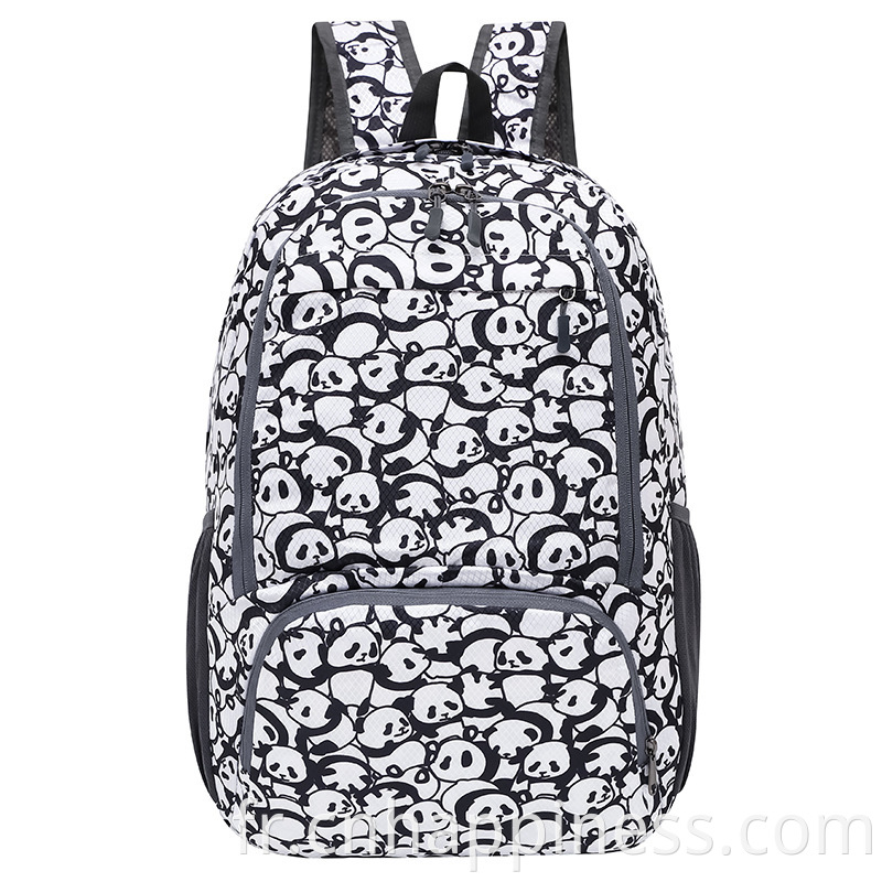 Impression de logo personnalisée Unisexe School College Bookbag Bookbag de grande capacité Mochilas Travel Backpack Sac Packs